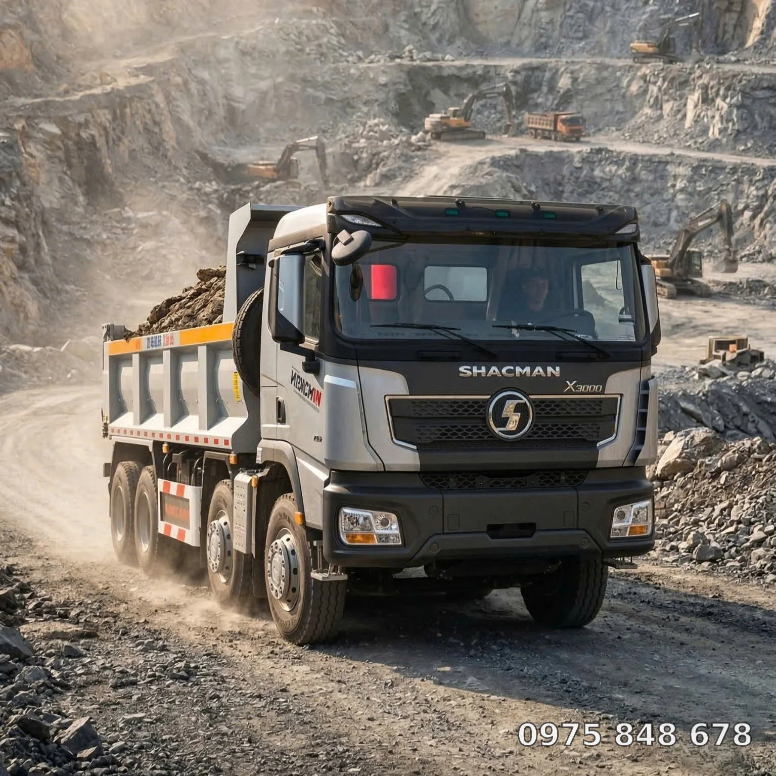 xe ben Shacman X3000 400HP