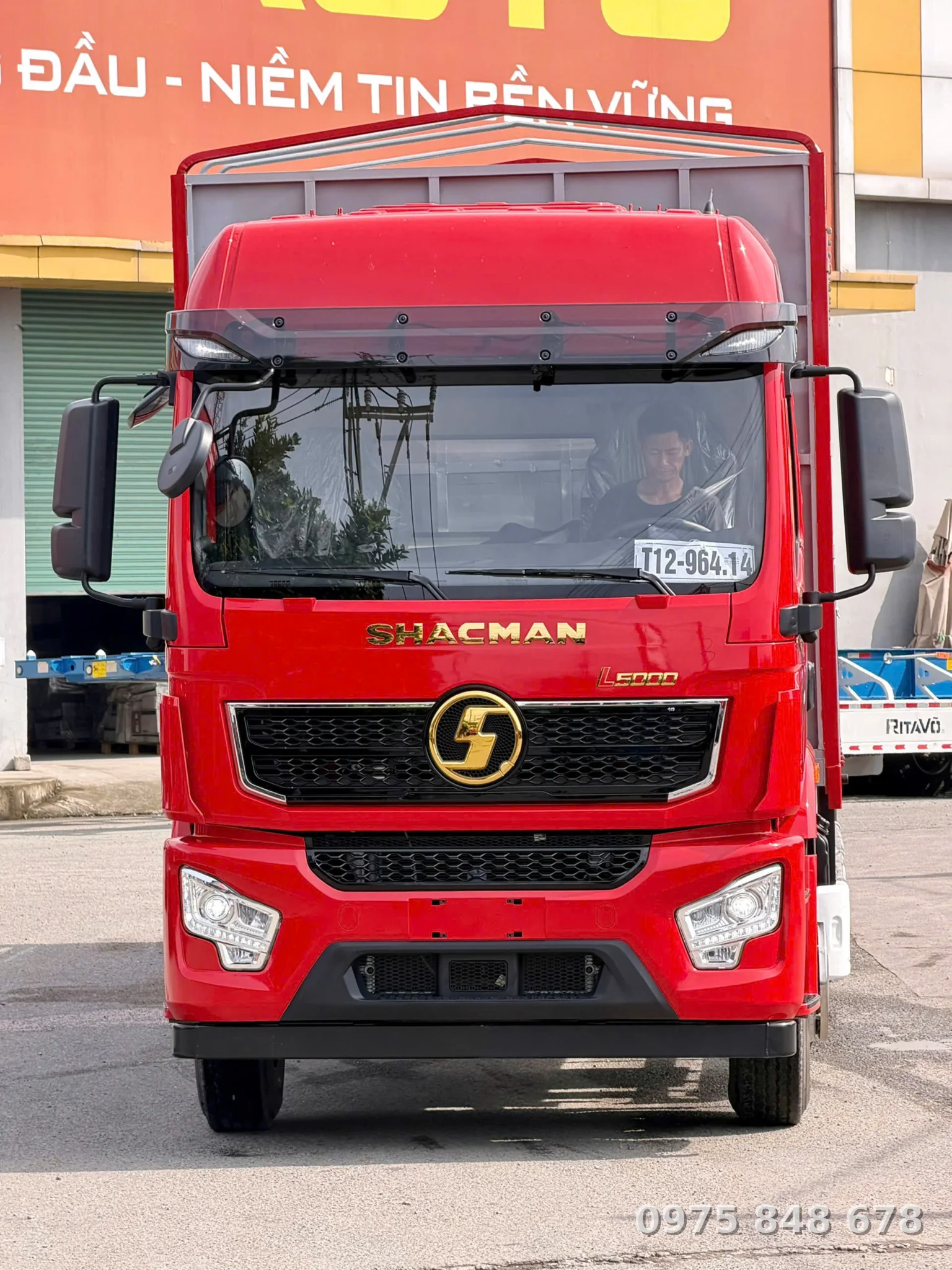 thiết kế xe tải thùng bạt Shacman L5000