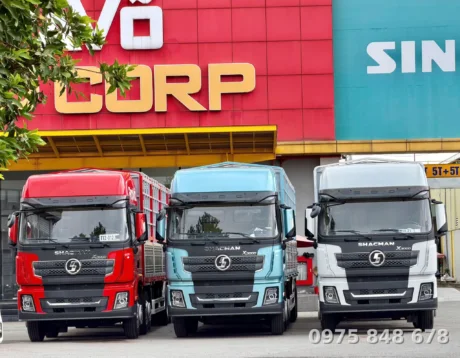 Xe tải thùng bạt Shacman X3000 400HP có đủ 3 màu có sẵn giao ngay